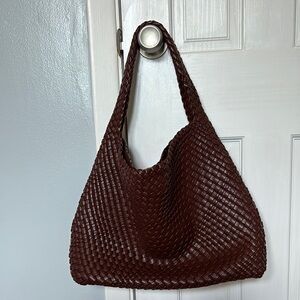 Mint condition Brown Woven Tote Bag